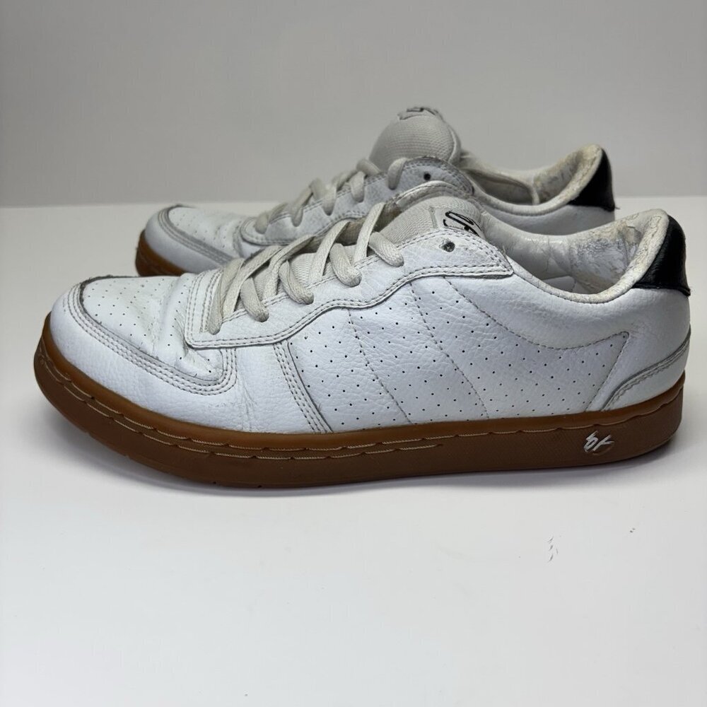 Es Skateboard Shoes White/Tan Men’s 10.5 07-03 NRT Rare OG Vintage Style Classic - Picture 5 of 12